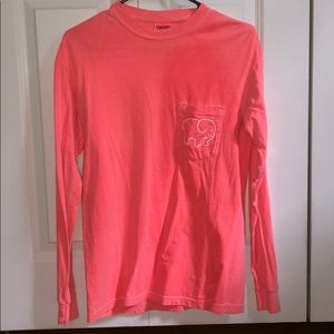 CORAL LONG SLEEVE IVORY ELLA SHIRT